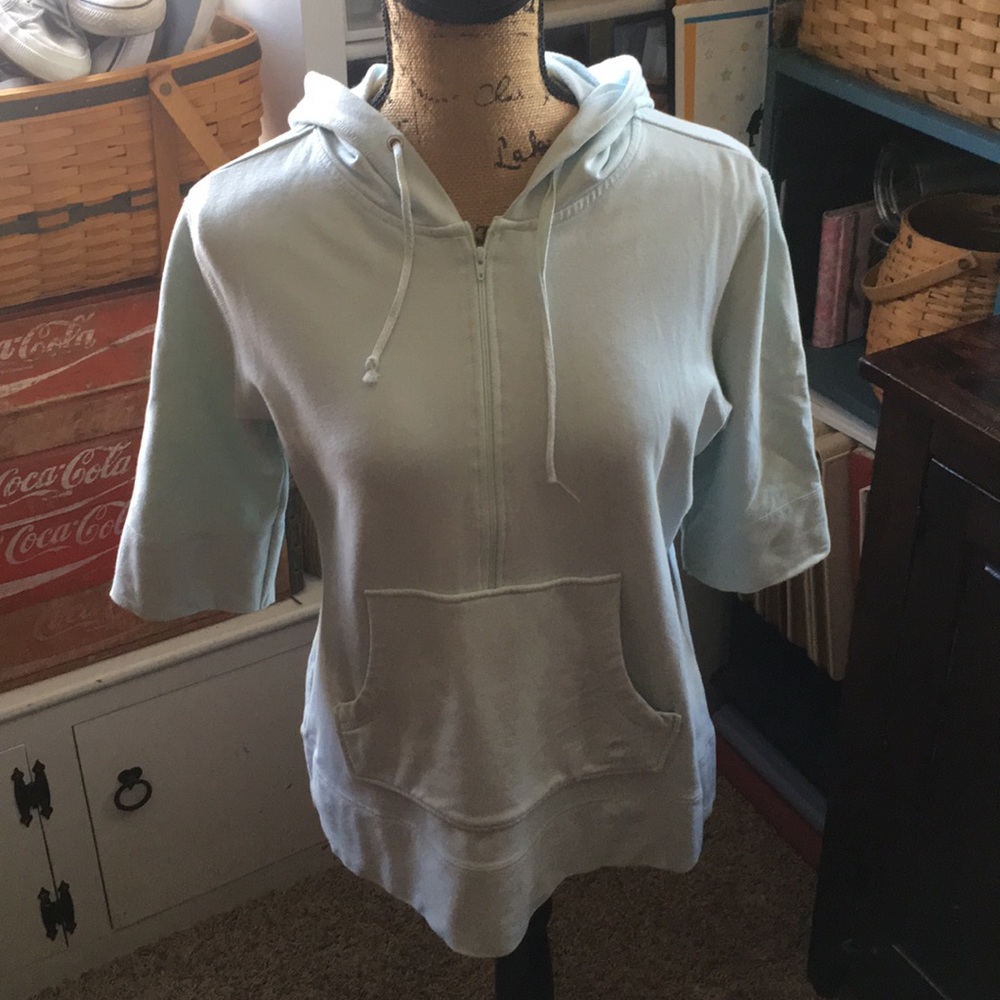 Athlete hooded sweatshirt